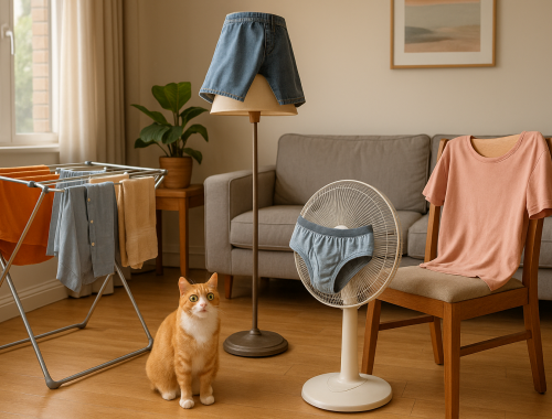 Сушка белья в квартире без балкона